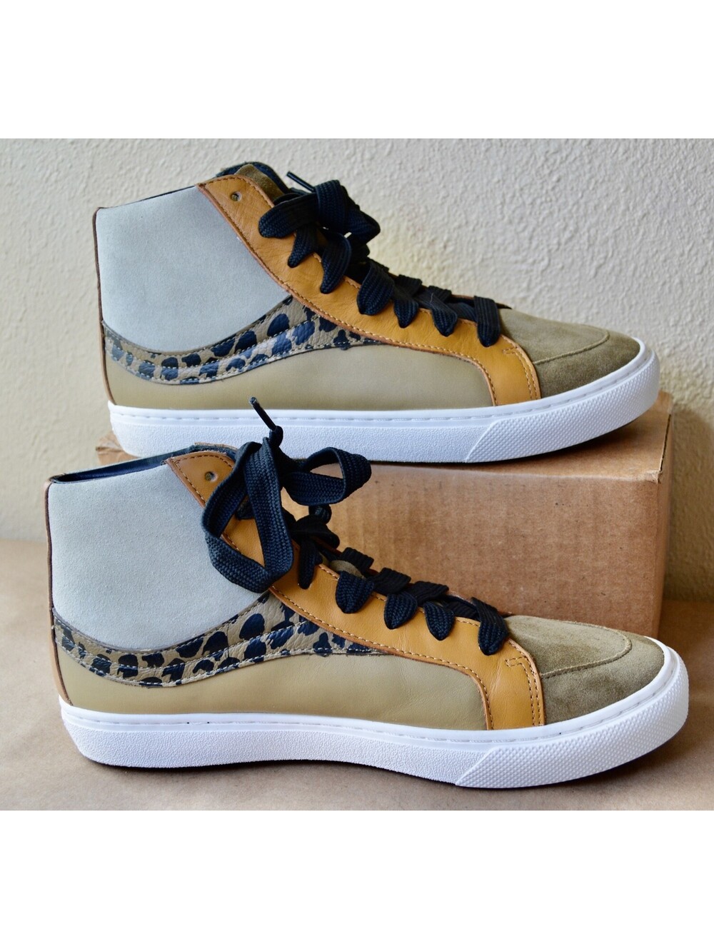 Coach Mens HI-Top G1420 Sz 9D Leather Suede - Picture 5 of 8